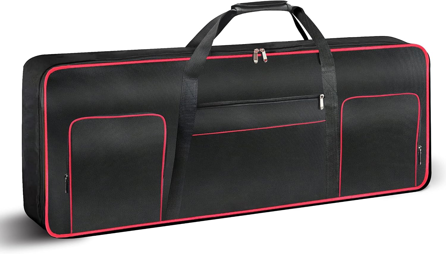 Ruibo 61 Key Keyboard Gig Bag Case,Portable Durable Keyboard Piano Waterproof 600D Oxford Cloth with 10mm Cotton Padded Case Gig Bag 40"x16"x6"