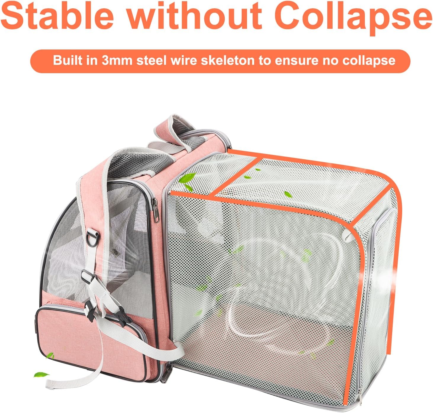 Texsens Innovative Traveler Bubble Backpack Pet Carriers for Cats and Dogs