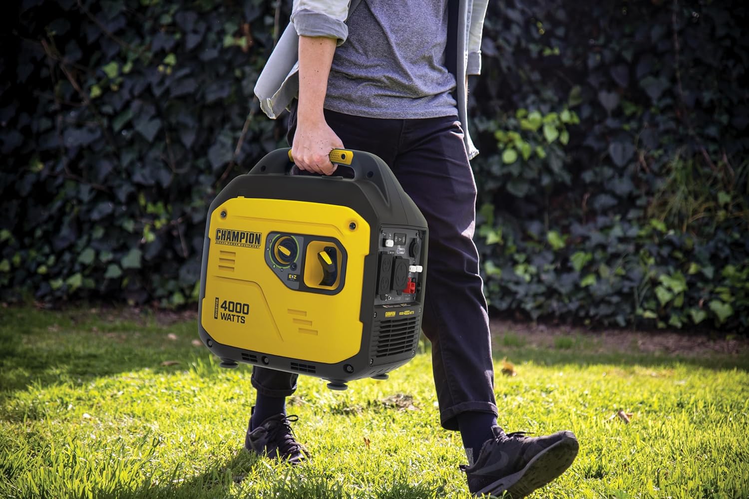 Champion Power Equipment 4000-Watt RV Ready Portable Inverter Generator with Quiet Technology and Free 3-Year Warranty