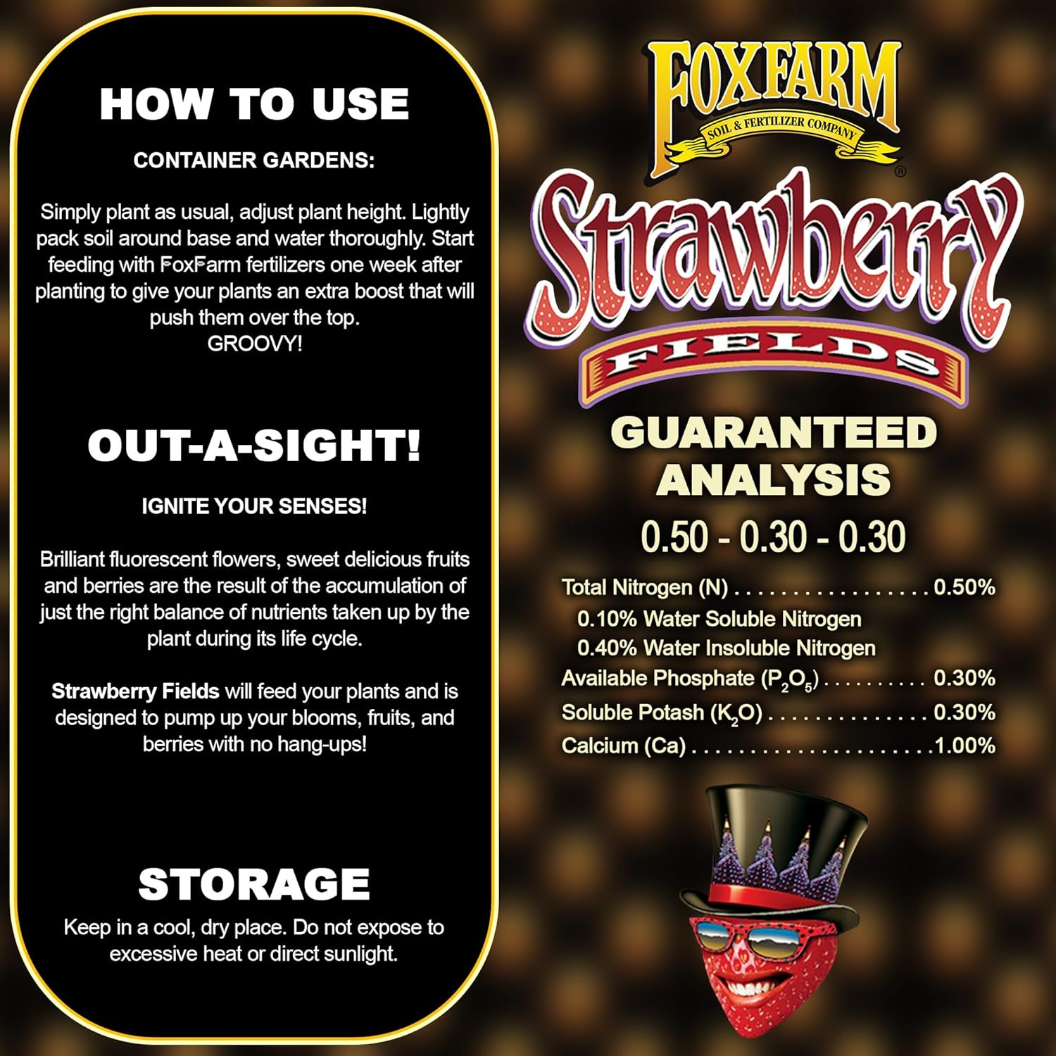 FoxFarm Strawberry Fields Fruiting & Flowering Potting Soil, 1.5cu ft - Designed to Pump Up Your Blooms, Fruits, and Berries - Made for the Fruiting and Flowering Stages of Plants