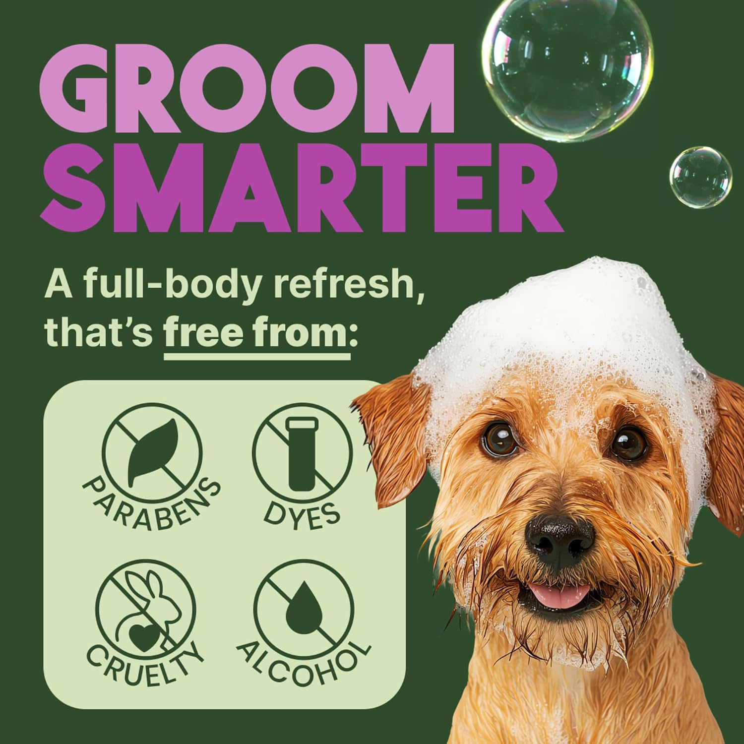 TropiClean High Concentrate Dog Shampoo, Professional Grade & Size for Groomers, 42:1 Dilution, Puppy Safe, USA Made, Pure Plum Scent, 1 Gallon