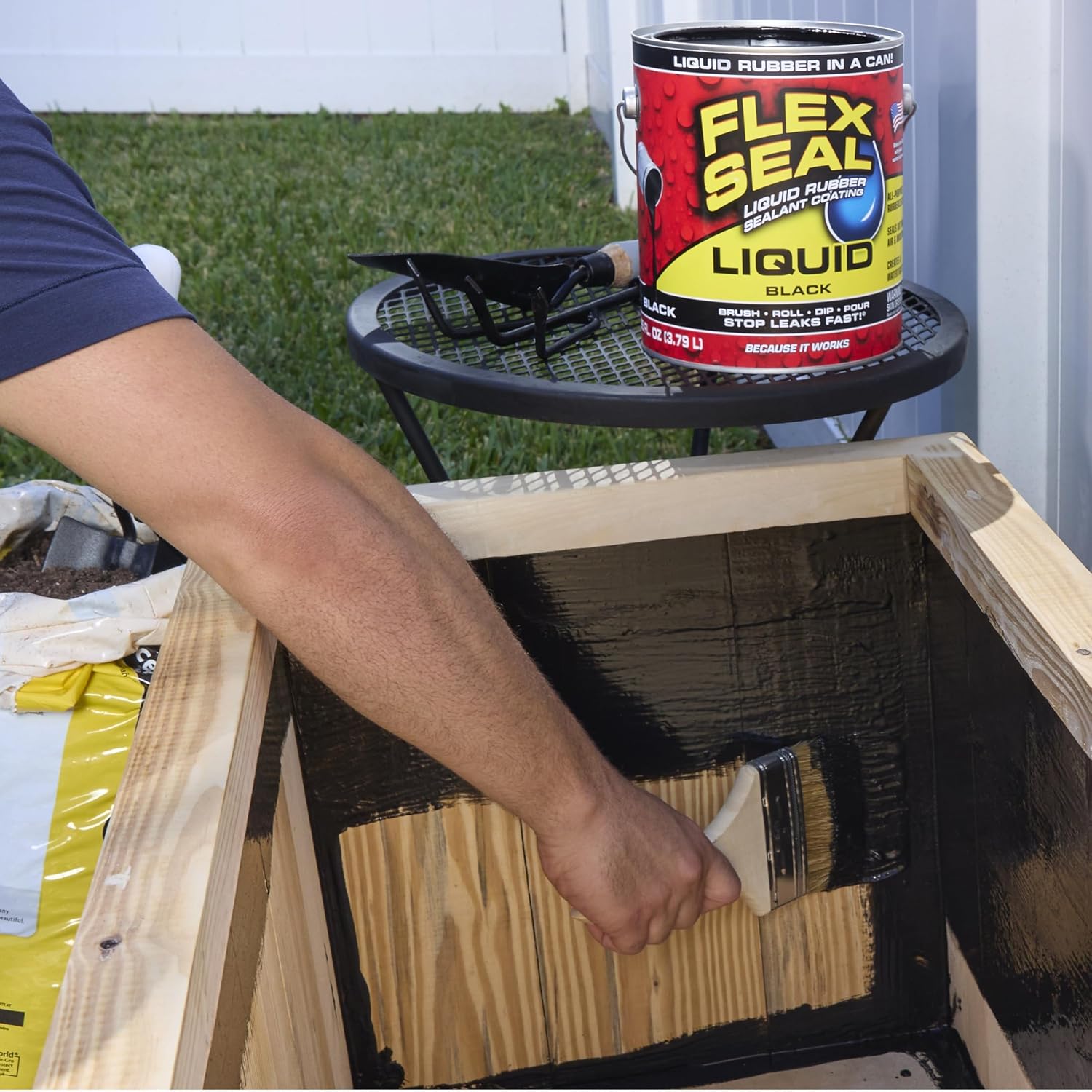 Flex Seal Liquid, Rubber Coating Sealant, Waterproof, Flexible, Breathable, and UV Resistant, Roof Repair, Basements, RV, Campers, Trailers, Marine