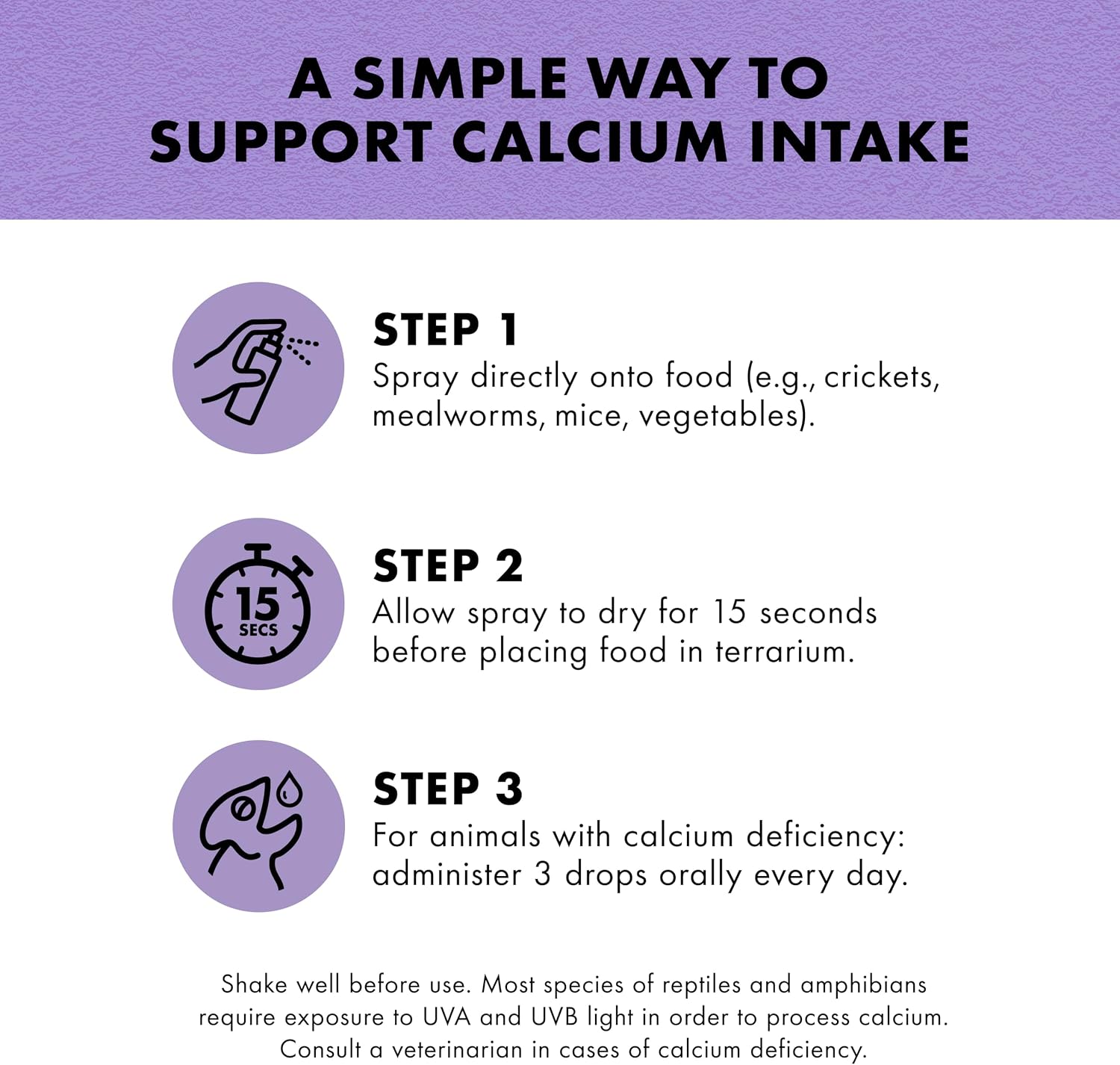 Zilla Calcium Supplement Spray 8 oz.