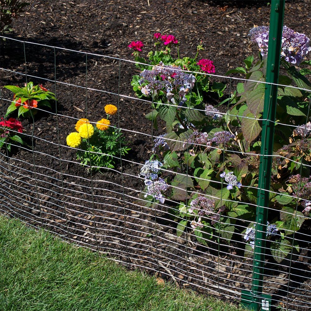 YARDGARD Galvanized Welded Wire Fence, 2 x 1-In. Mesh, 24-In. x 100-Ft.