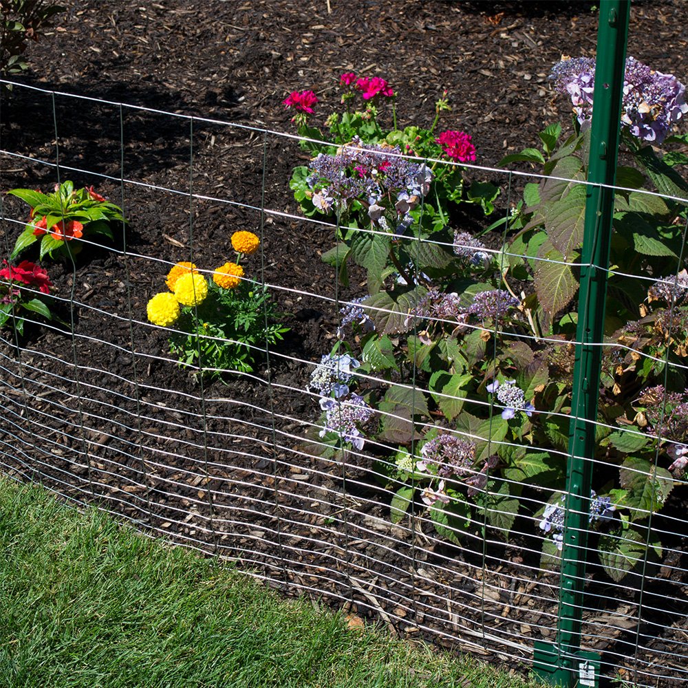 YARDGARD 2 in. x 4 in. Mesh Welded Wire Fence Roll, 36 in. x 100 ft., 14-Gauge Galvanized Steel Fence for Animal Enclosures, Garden Protection and Property Fencing, Rabbit Control an Utility Fence