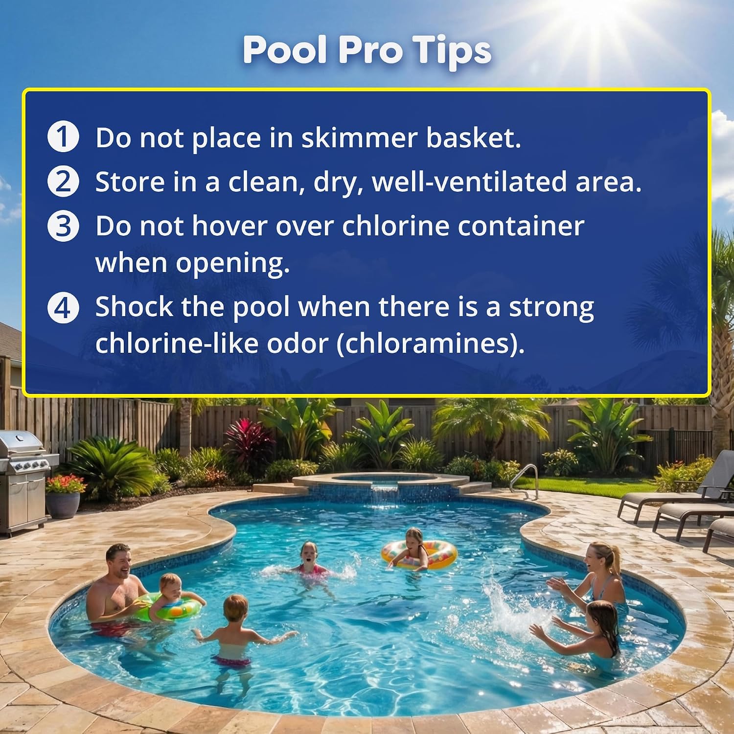 In The Swim Chlorine-Free Pool Shock - 24 x 1 Pound Bags | Quick Dissolving, Fast-Acting, Shock-Oxidizer for Swimming Pools, Spas, and Salt Chlorinated Pools Compatible