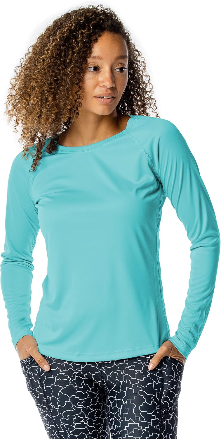 Vapor Apparel Women’s UPF 50+ UV Sun Protection Long Sleeve Performance Regular Fit T-Shirt for Sports and Outdoor
