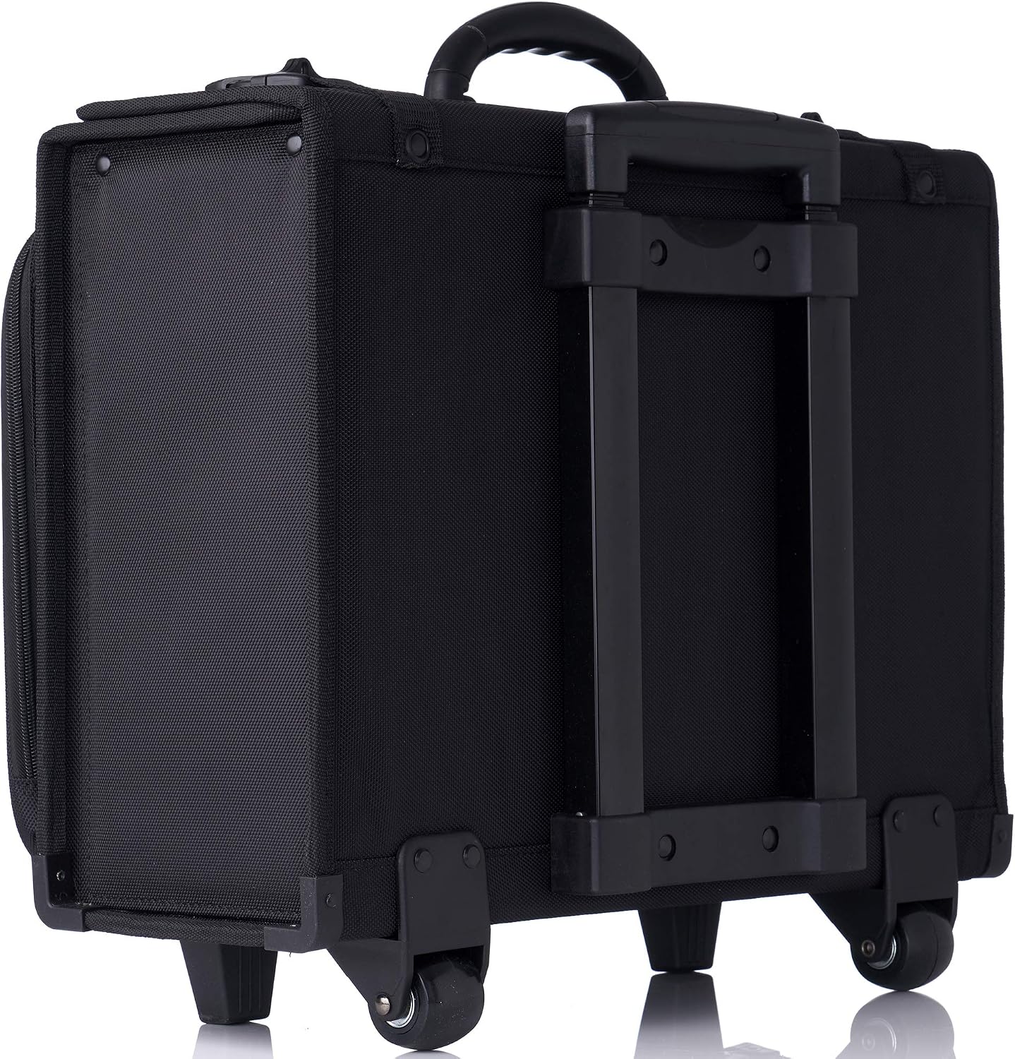 Alpine Swiss Rolling Briefcase | Laptop Bag For Men & Women | Hard Side Catalog Case on Wheels | Legal Size File Dividers | Lawyers Attache Case
