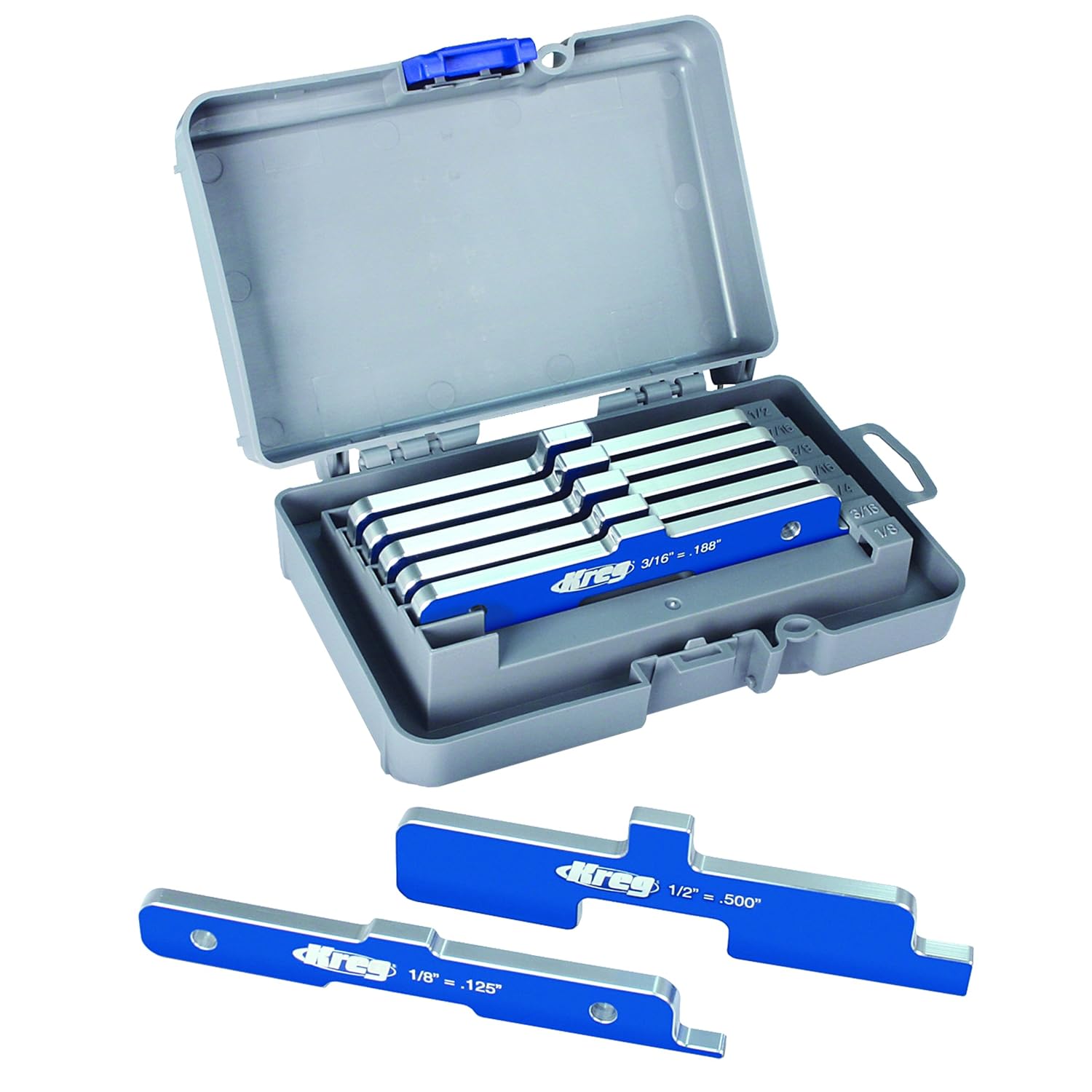 Precision Router Table Setup Bars 7-Piece Set Kreg# PRS3400