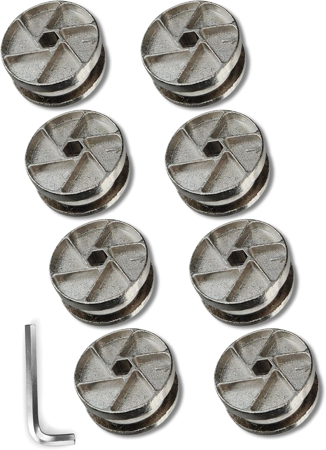 Replacement Heavy Duty Cam Wheel Locks Compatible with IKEA 114670 as Bed Frame Parts for MALM, BRIMNES, BIRKELAND & More (4PCs 35mm Set)