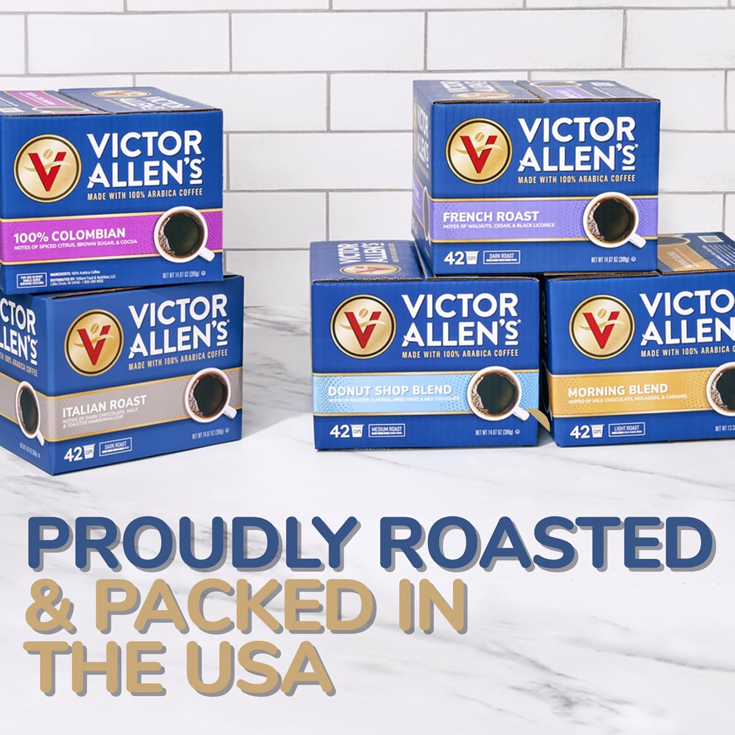 Victor Allen's Coffee Morning Blend, Light Roast, 12 Count, Single Serve Coffee Pods for Keurig K-Cup Brewers