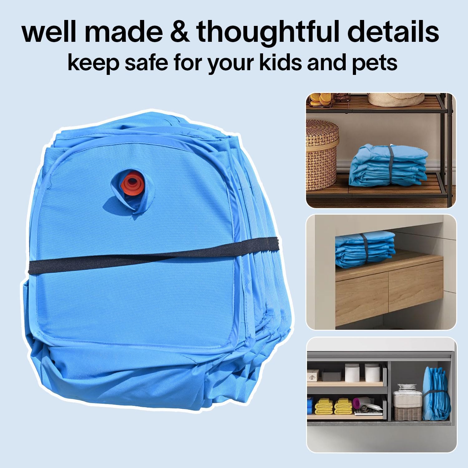 Alvantor Pet Swimming Pool Dog Bathing Tub Kiddie Pools Cat Puppy Shower Spa Foldable Portable Indoor Outdoor Pond Ball Pit 63"x12" Patent Pending