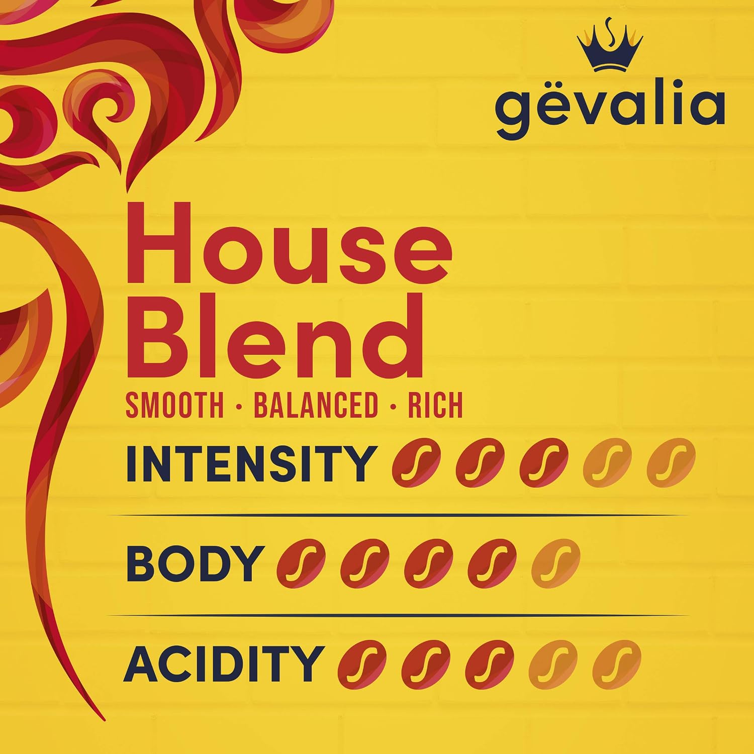 Gevalia Ground Coffee, French Roast Dark Roast, 12 oz Bag
