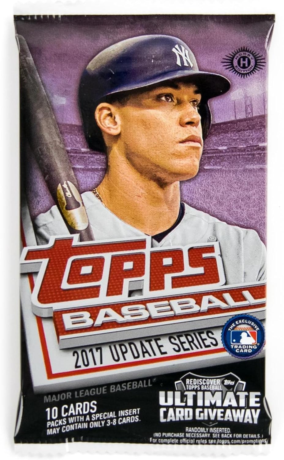 1 PACK - 2017 TOPPS BASEBALL-UPDATE SER.-UNOPENED SEALED-10 CARDS PER PACK-HOBBY
