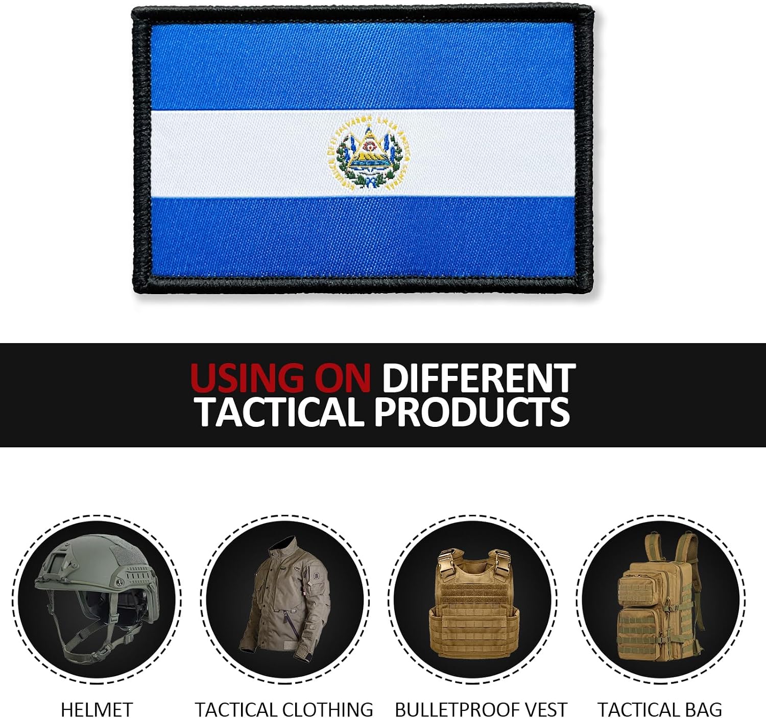 2 Pack Nicaragua Flags Patch Nicaraguans Flag Patches Patriotic Military Team Tactical Patch 3×2 Inch