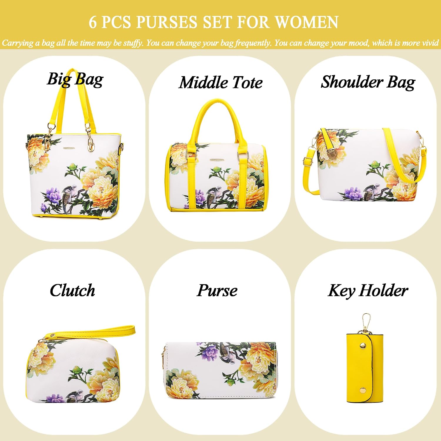 2E-youth Designer Purses and Handbags for Women Satchel Shoulder Bag Tote Top Handle Bag