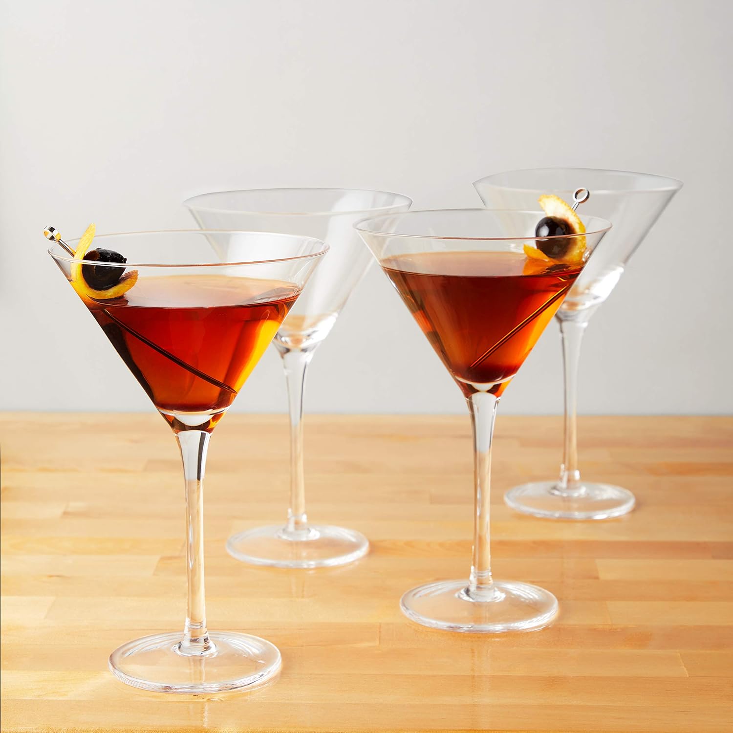 True Coupe Glass, Martini Glasses for Cocktail Party, Perfect for Espresso Martini, Manhattan, Champagne, Elegant 7 oz Glassware for Home Bars