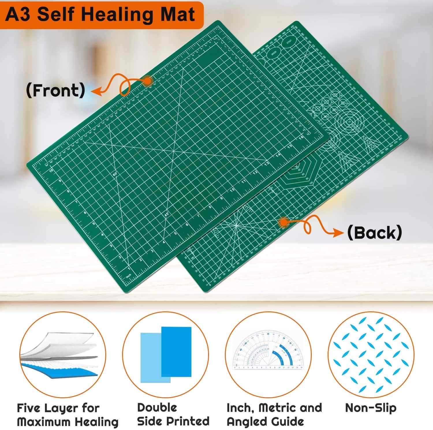 anezus Self Healing Sewing Mat