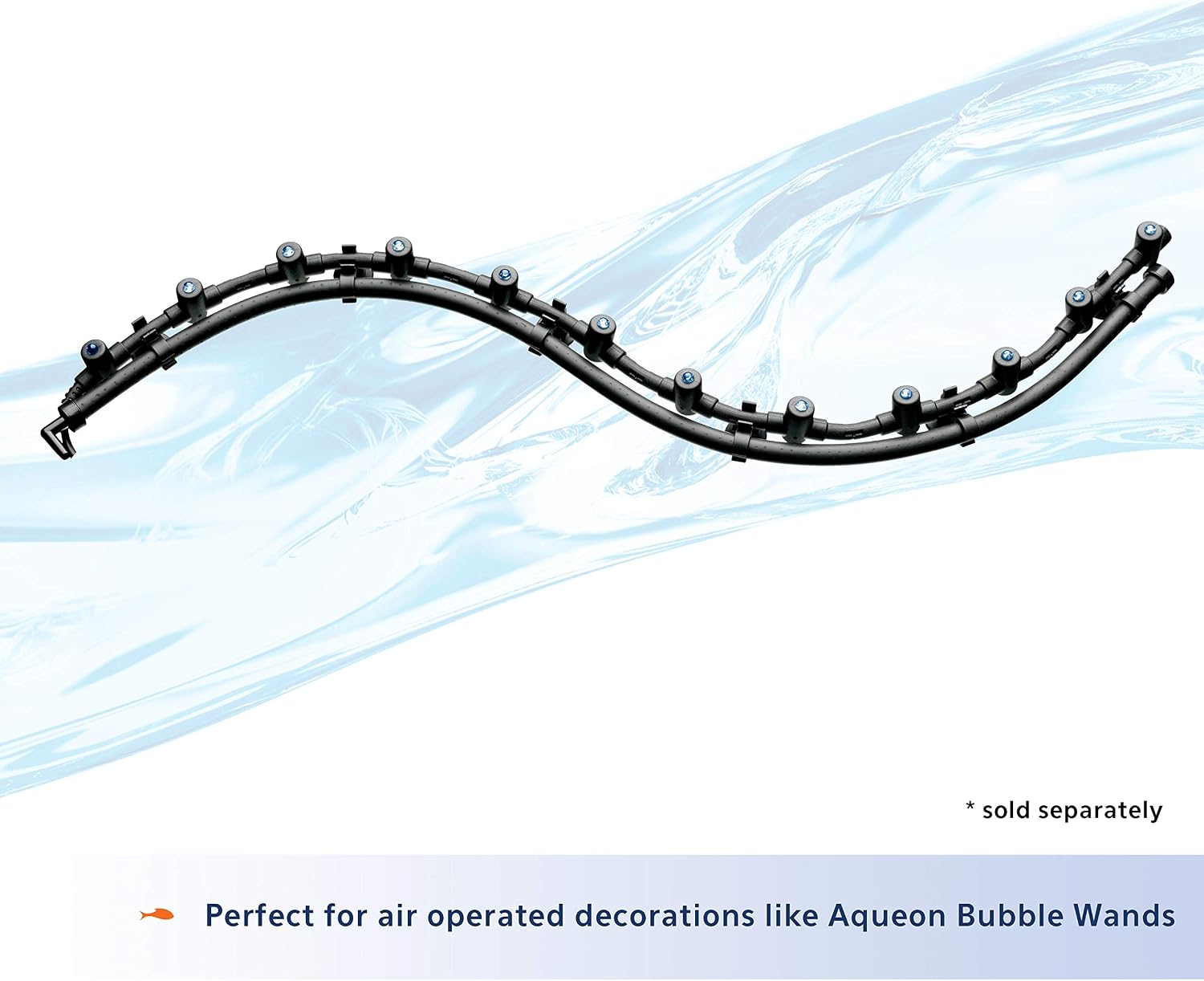 Aqueon QuietFlow Aquarium Air Pump 10, For 2-10 Gallon Tanks, Black