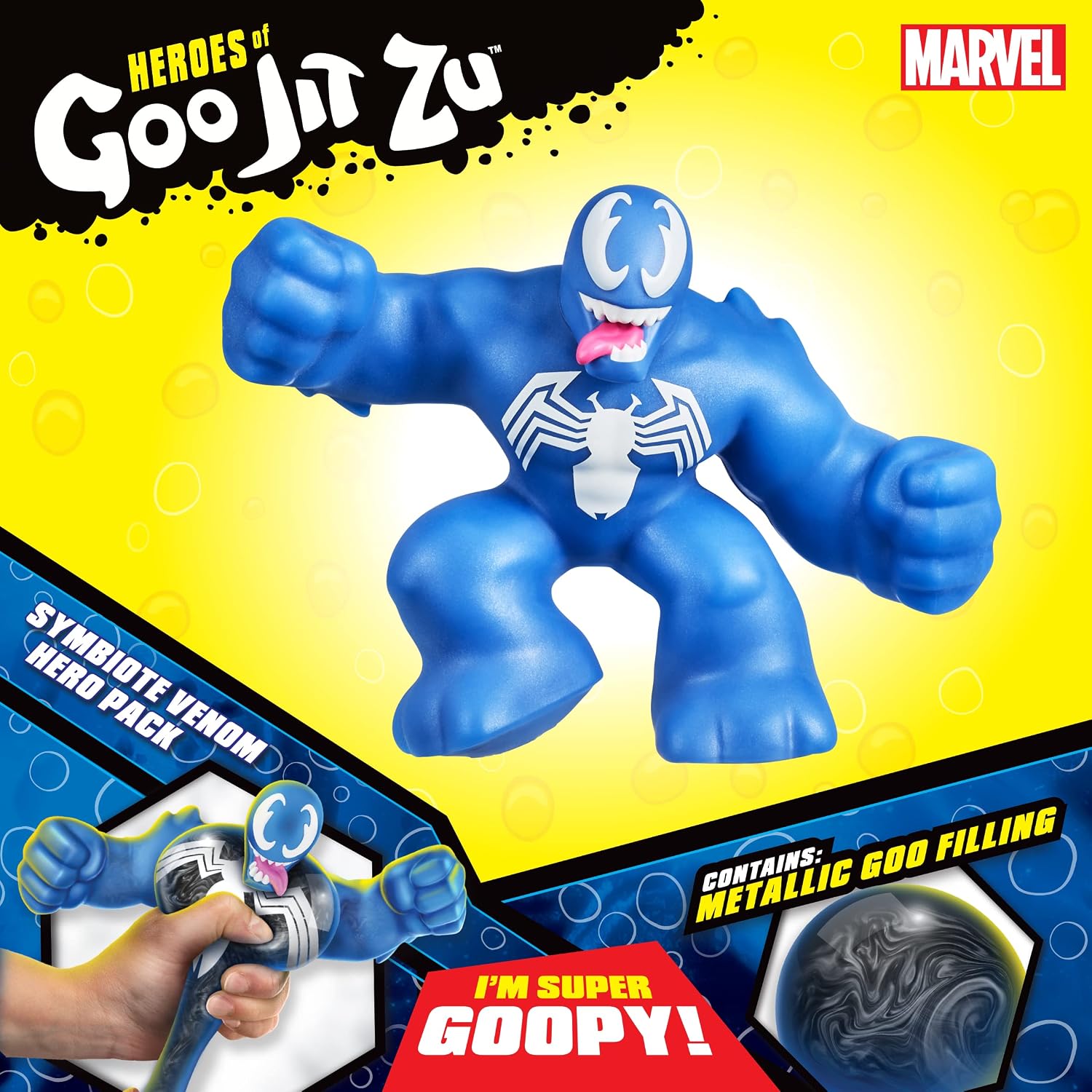 Heroes of Goo Jit Zu Licensed Marvel Hero Pack - Spider-Man, Multicolor (41054)