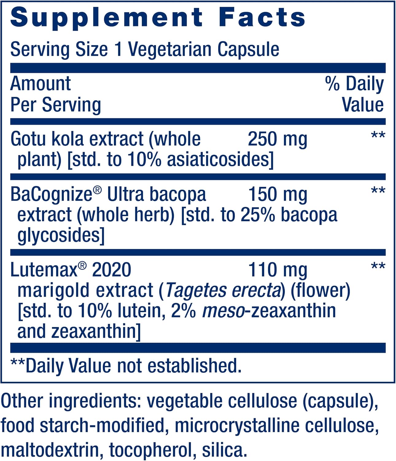 Life Extension Quick Brain Nootropic, Fast Thinking and Focus, 30 Capsules