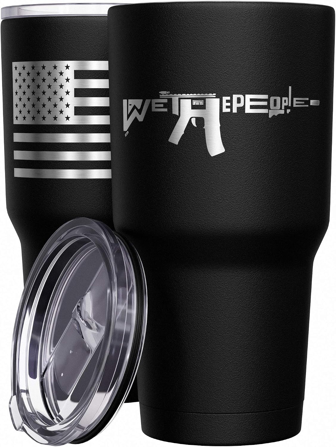 We The People Holsters - 1776 Betsy Ross Flag - Betsy Ross Mug - American Flag Coffee Travel Mug - American Flag Tumbler - Double Insulated Tumbler - 30 oz