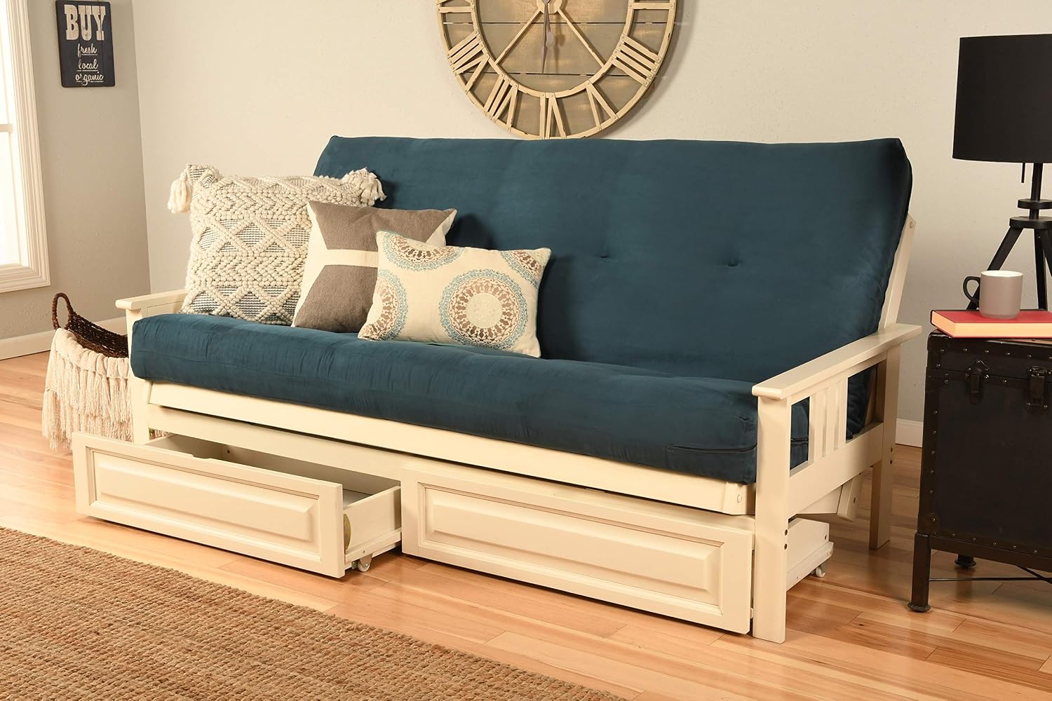 Kodiak Futons Monterey Futon Frame, No Drawers, Barbados