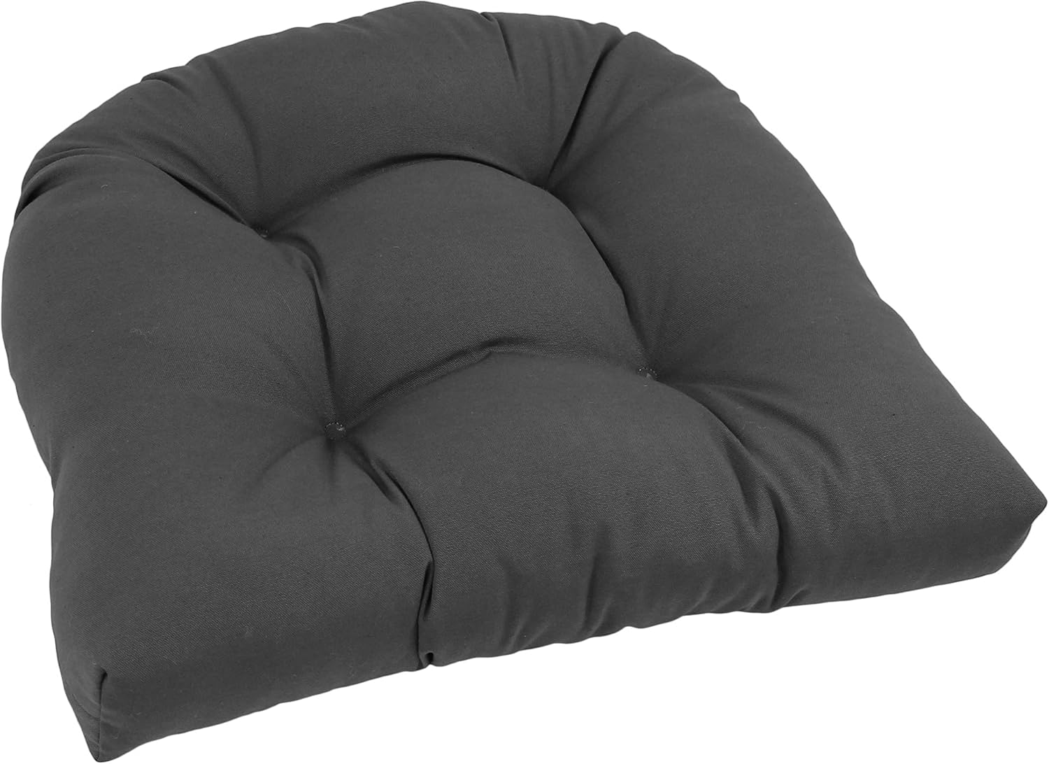 Blazing Needles Twill Rounded Back Chair Cushion,Sage, 19" x 19" 1 Count