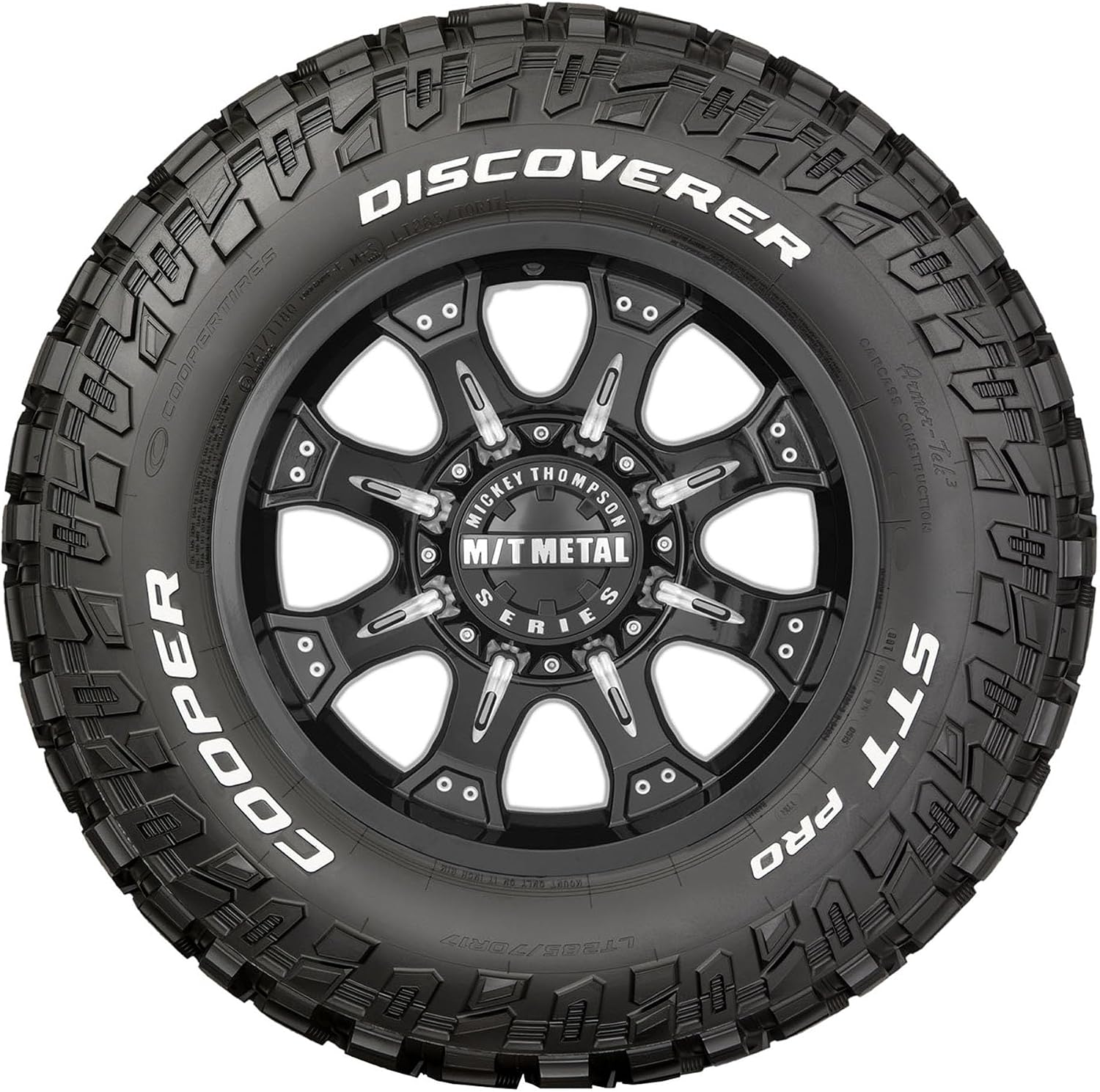 Cooper Discoverer STT Pro All-Season LT295/60R20 126/123Q Tire | Light Truck Mud Terrain All Season Traction 126/123Q Rated E (10 Ply) Radial Construction Black Sidewall Tire