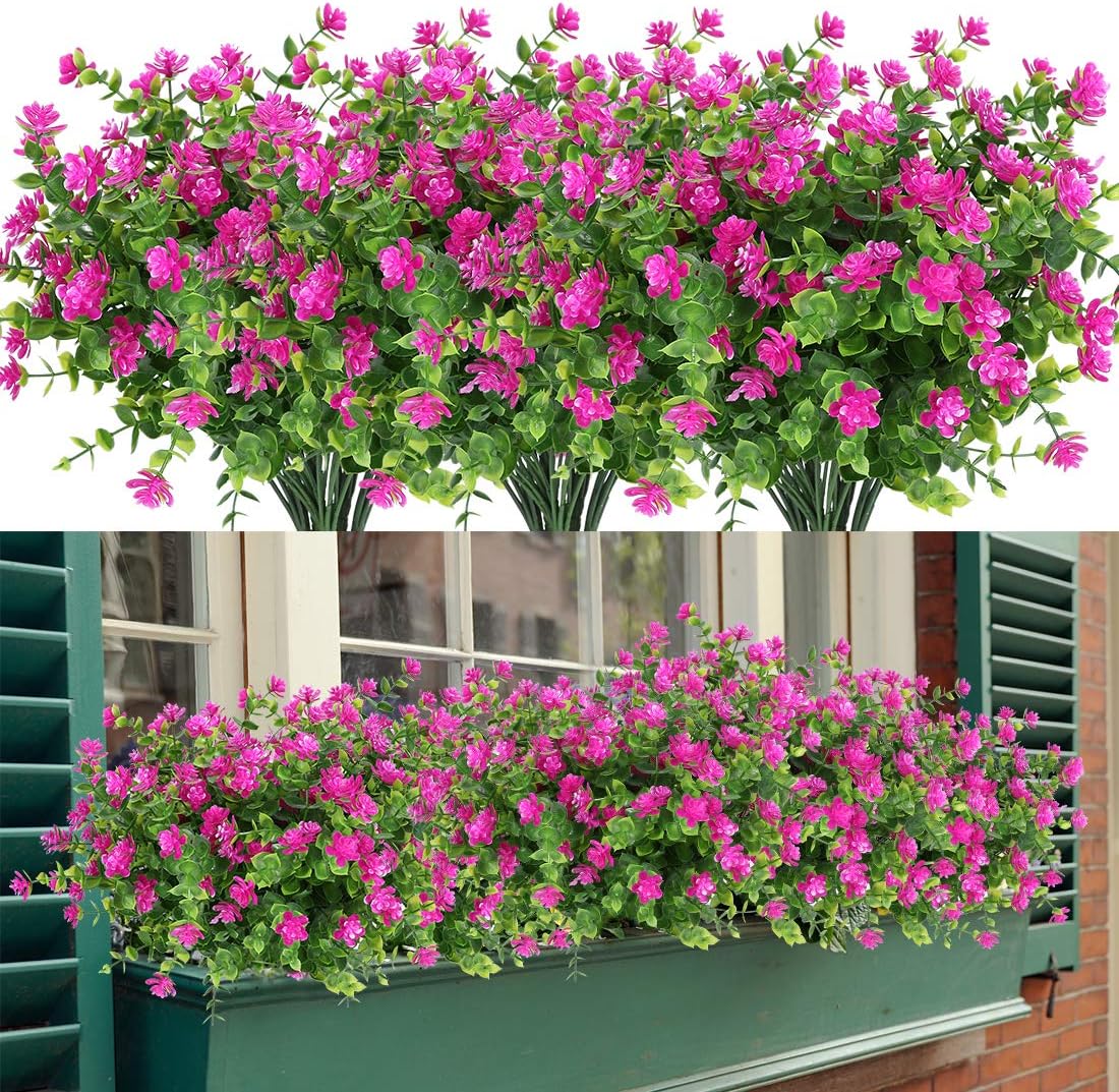 6 Bundles Artificial Flowers