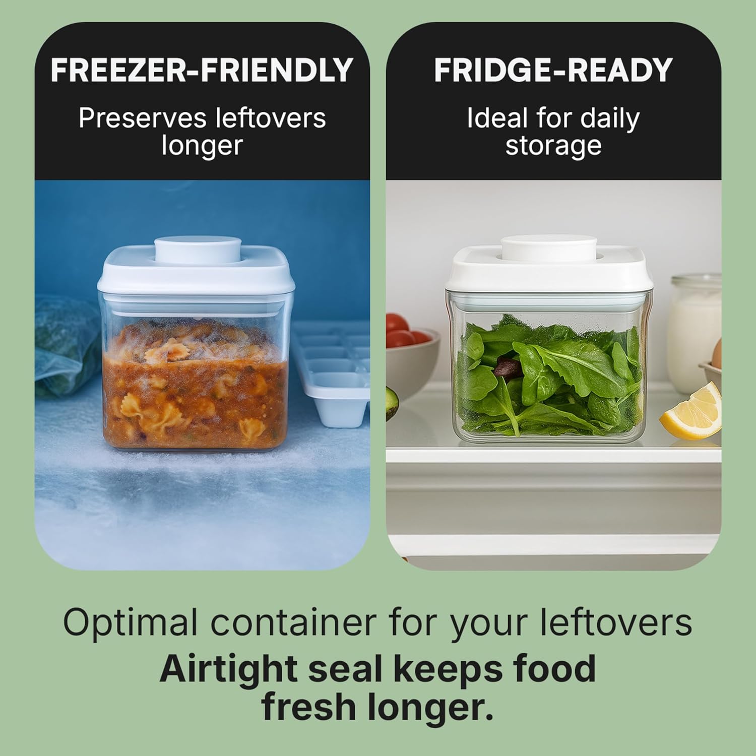 Bop Top Airtight Food Storage Containers | Pop-Top Lid | 16.5 Cups / 135 Oz