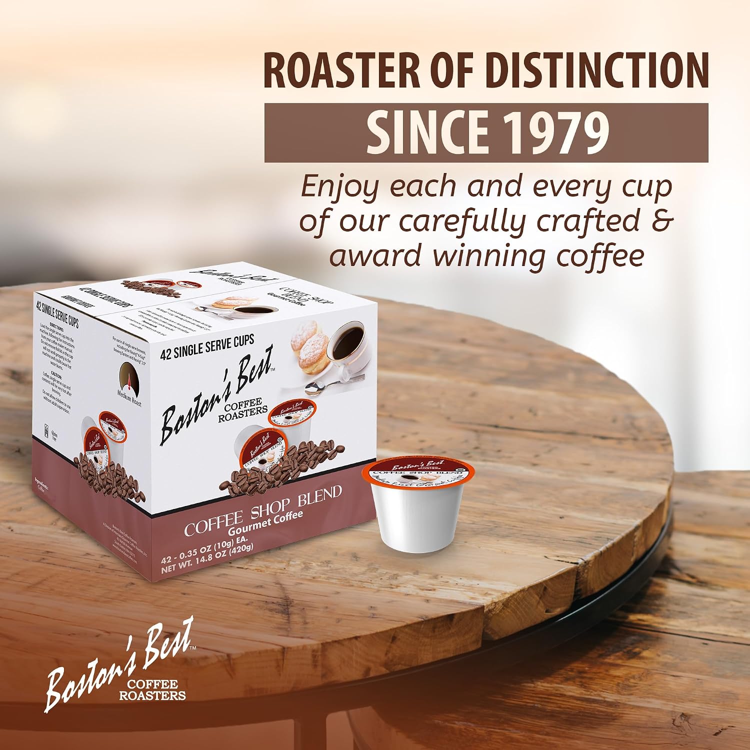 Boston’s Best - Aloha Coconut Flavored Delicious Gourmet Coffee Compatible with Keurig Coffee Maker, 1 Count (42 Single Serve Cups)