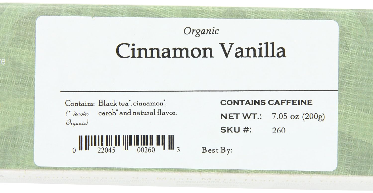 Davidson's Organics, Yerba Mate, 100-count Unwrapped Tea Bags