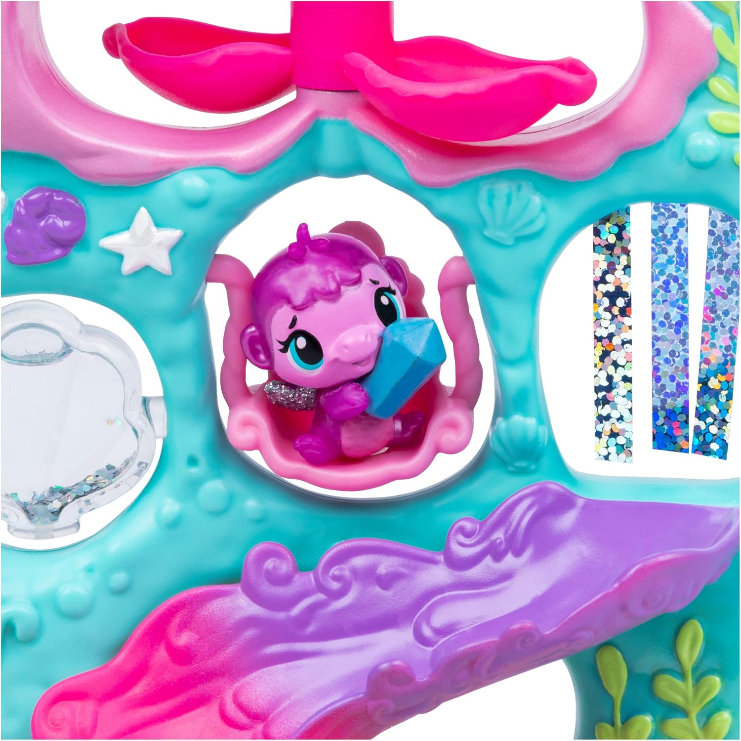 Hatchimals CollEGGtibles, Coral Castle Fold Open Playset with Exclusive Mermal Character (Amazon Exclusive Set), Girl Toys