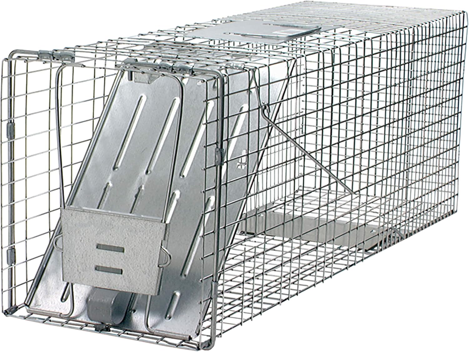 Havahart Large 1-Door Live Animal Trap for Raccoons, Cats, Bobcats, Beavers | Heavy Duty Humane Catch and Release Cage Trap for Outdoor Pest Control