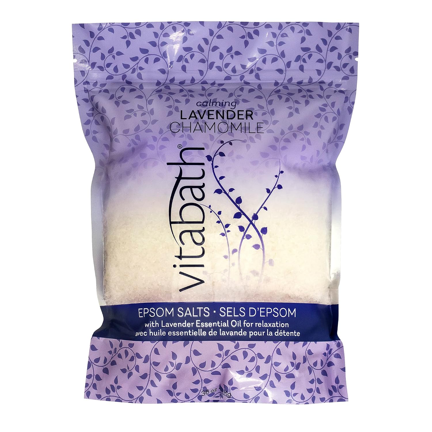Vitabath Lavender Chamomile Epsom Salts Relaxing Detox Aromatherapy