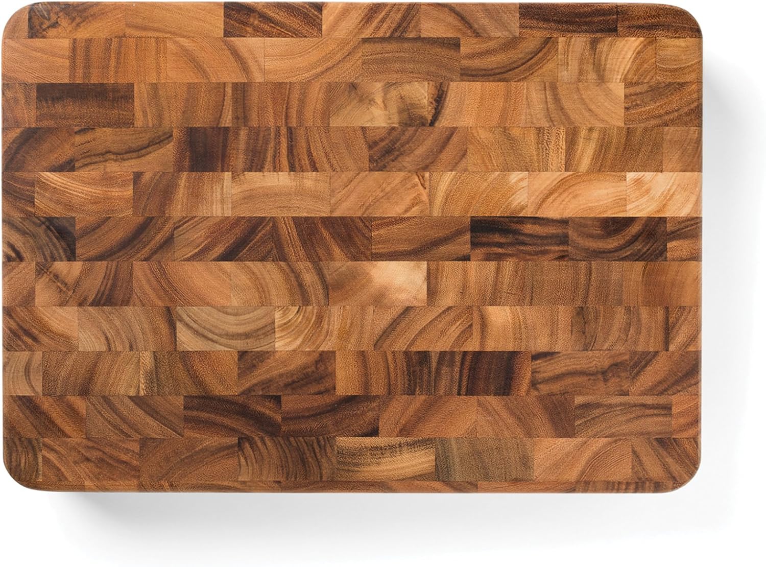 Ironwood Gourmet End Grain Union Stock Yard Professional Chopping Butcher Block, Brown