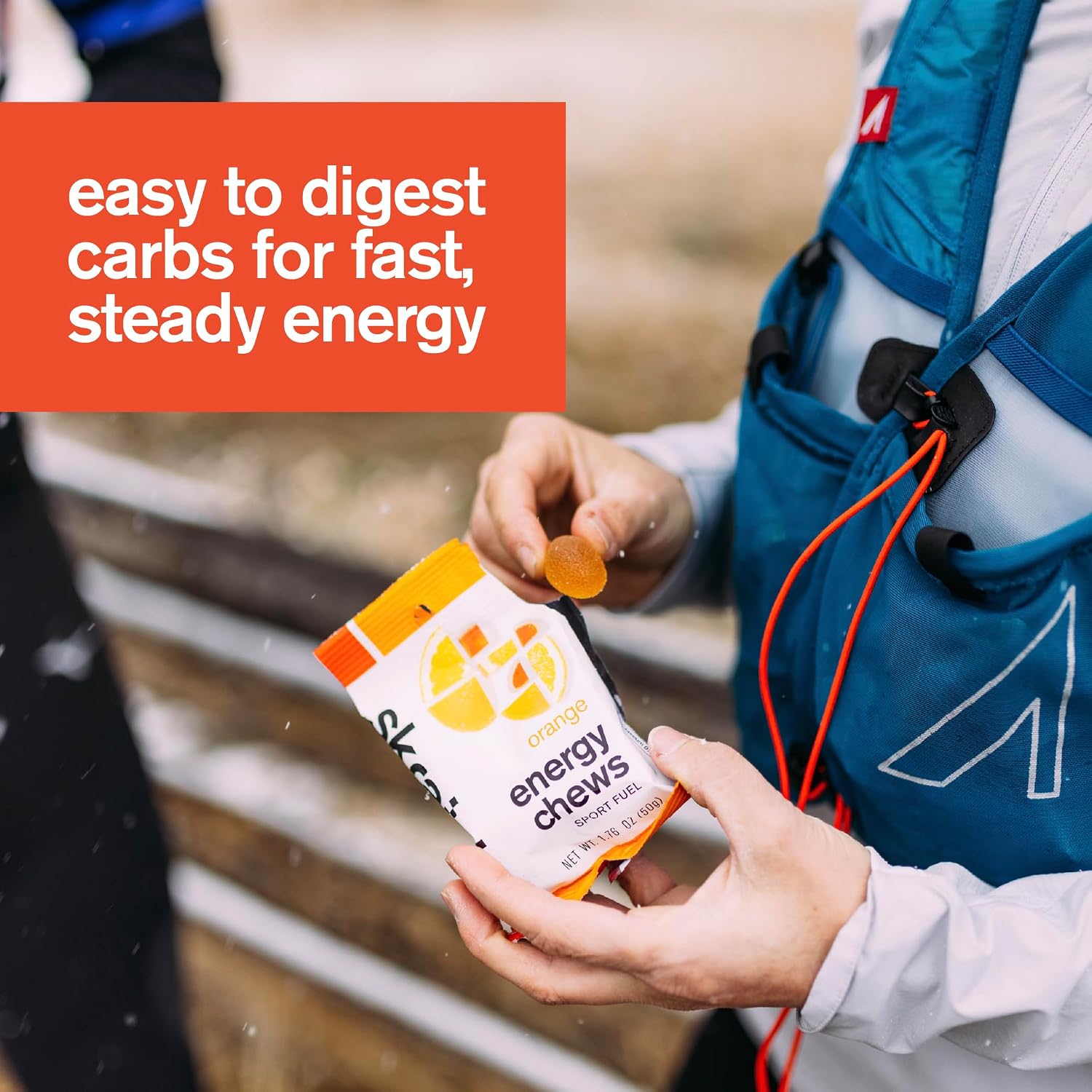 Skratch Labs Energy Chews, Caffeinated Sour Cherry, 10 Pack