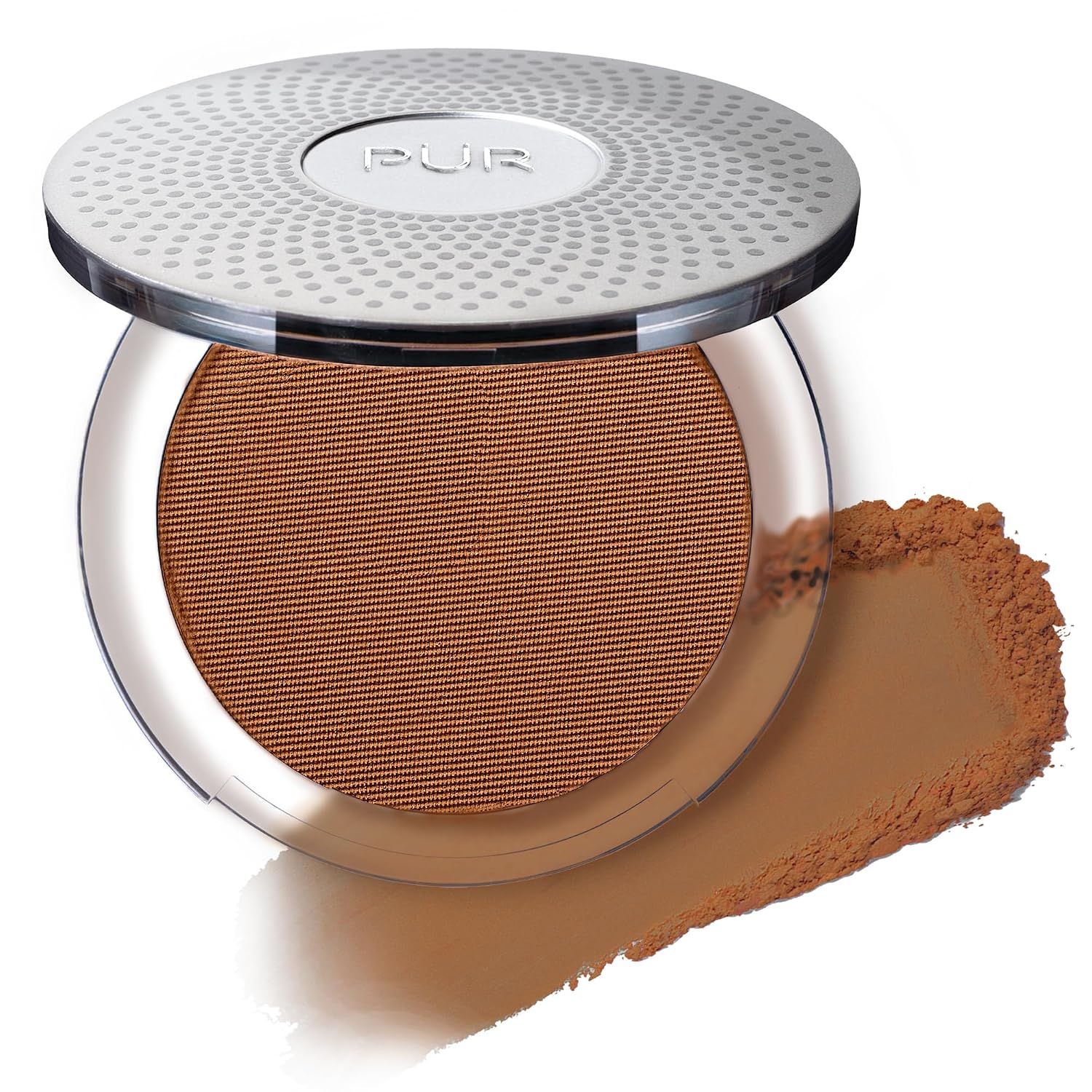 PÜR 4-in-1 Pressed Mineral Makeup Powder Foundation with SPF 15 | Buildable Foundation Coverage - Smooth, Even-Looking Complexion Makeup Delivers Custom Coverage and Comfortable Everyday Wear