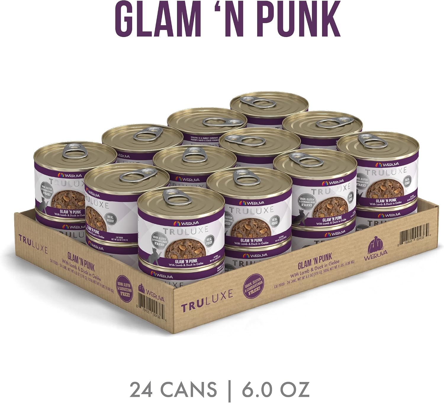 Weruva TruLuxe Cat Food, Peking Ducken with Chicken Breast & Duck Breast in Gravy, 3oz Can (Pack of 24)