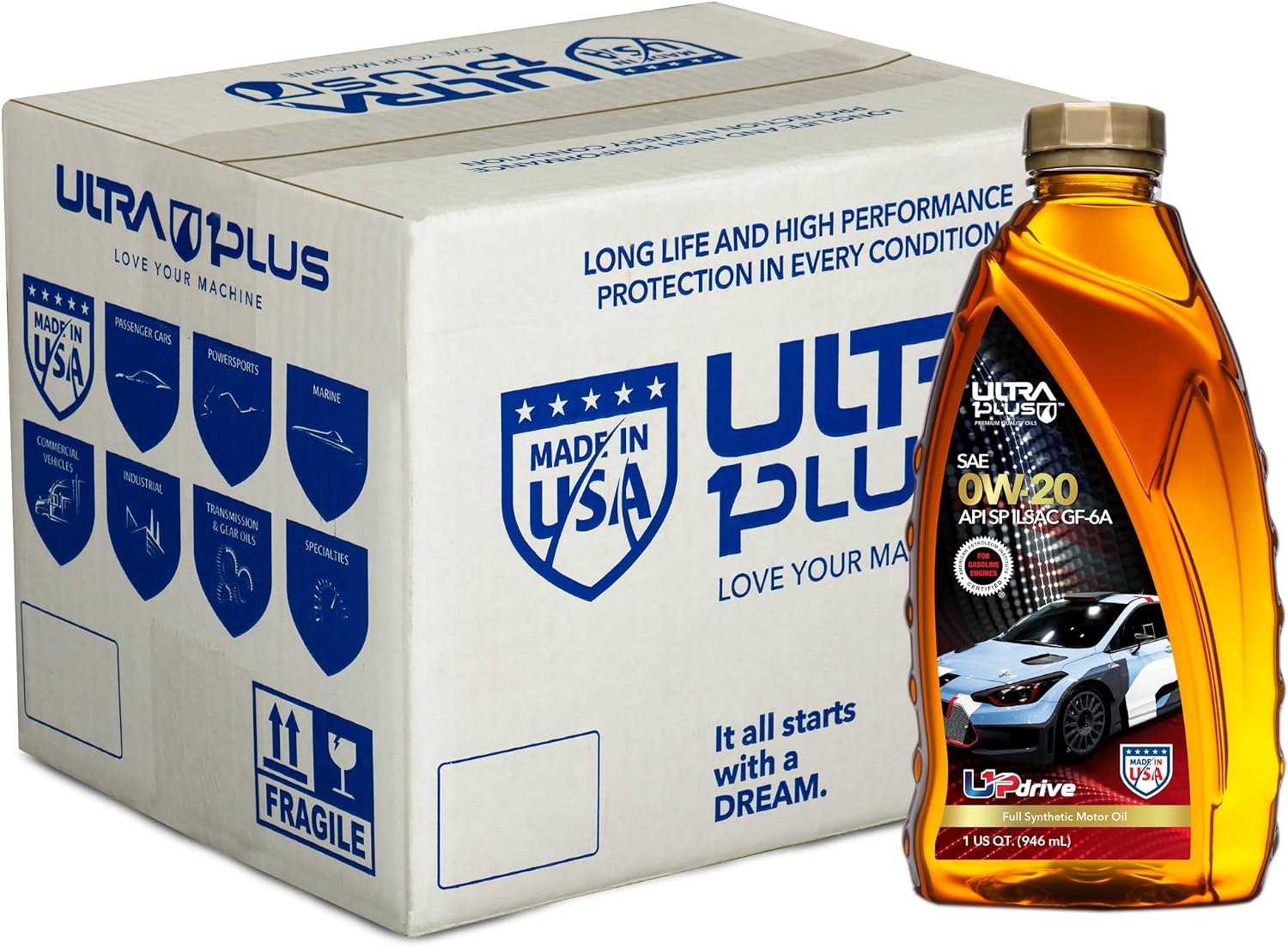SAE 5W-30 Full Synthetic Motor Oil API SP ILSAC GF-6A 1 Gallon