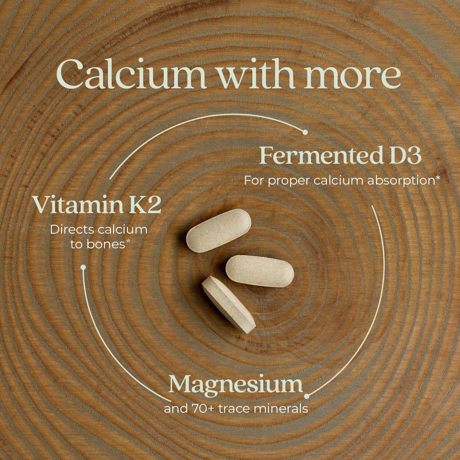 New Chapter Bone Strength Take Care - Bone & Heart Health Supplement - Clinically Studied Plant Calcium from Red Marine Algae - Vegan, Organic, Gluten Free & Kosher - 60 Slim Tablets
