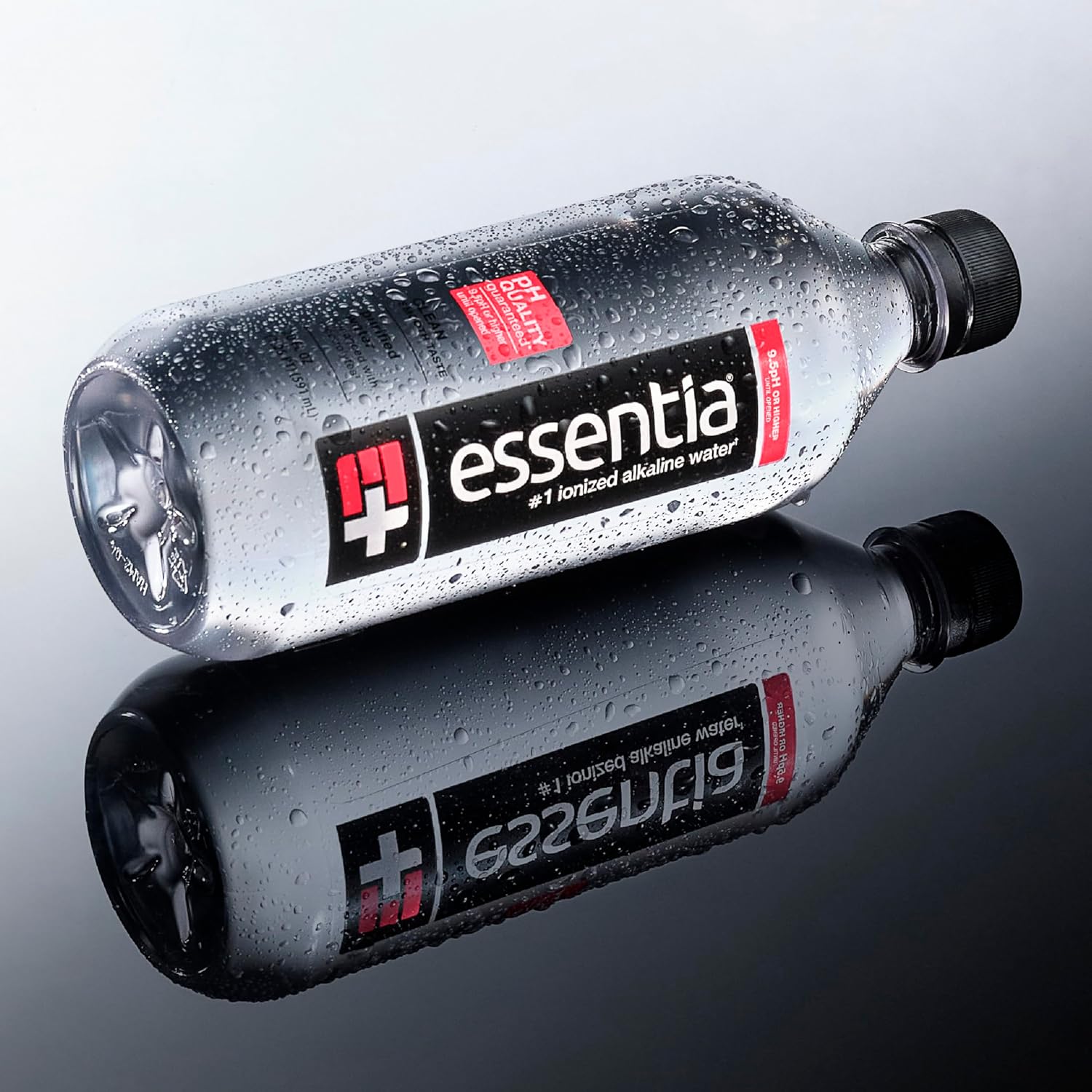 Essentia Water LLC, Ionized Alkaline Bottled Water; 99.9% Pure, Infused with Electrolytes, 9.5 pH or Higher a Clean, Smooth Taste, 20 Fl Oz (Pack of 24)