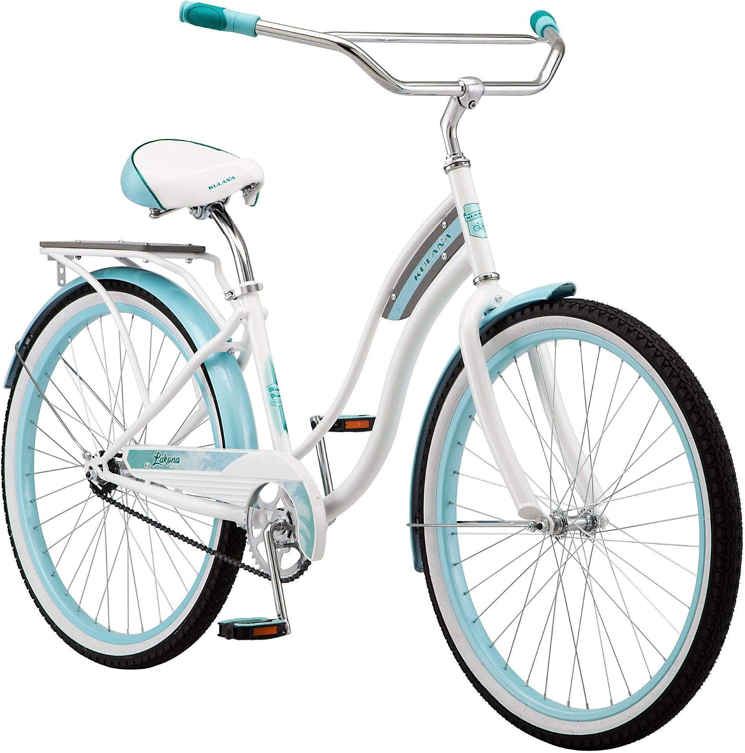 Kulana Lakona Shore, Tide or Wave Cruiser Bike, 20, 24 or 26 Inch Bike for Adults and Youth, 7 or Single Speed Beach Cruiser Bicycle