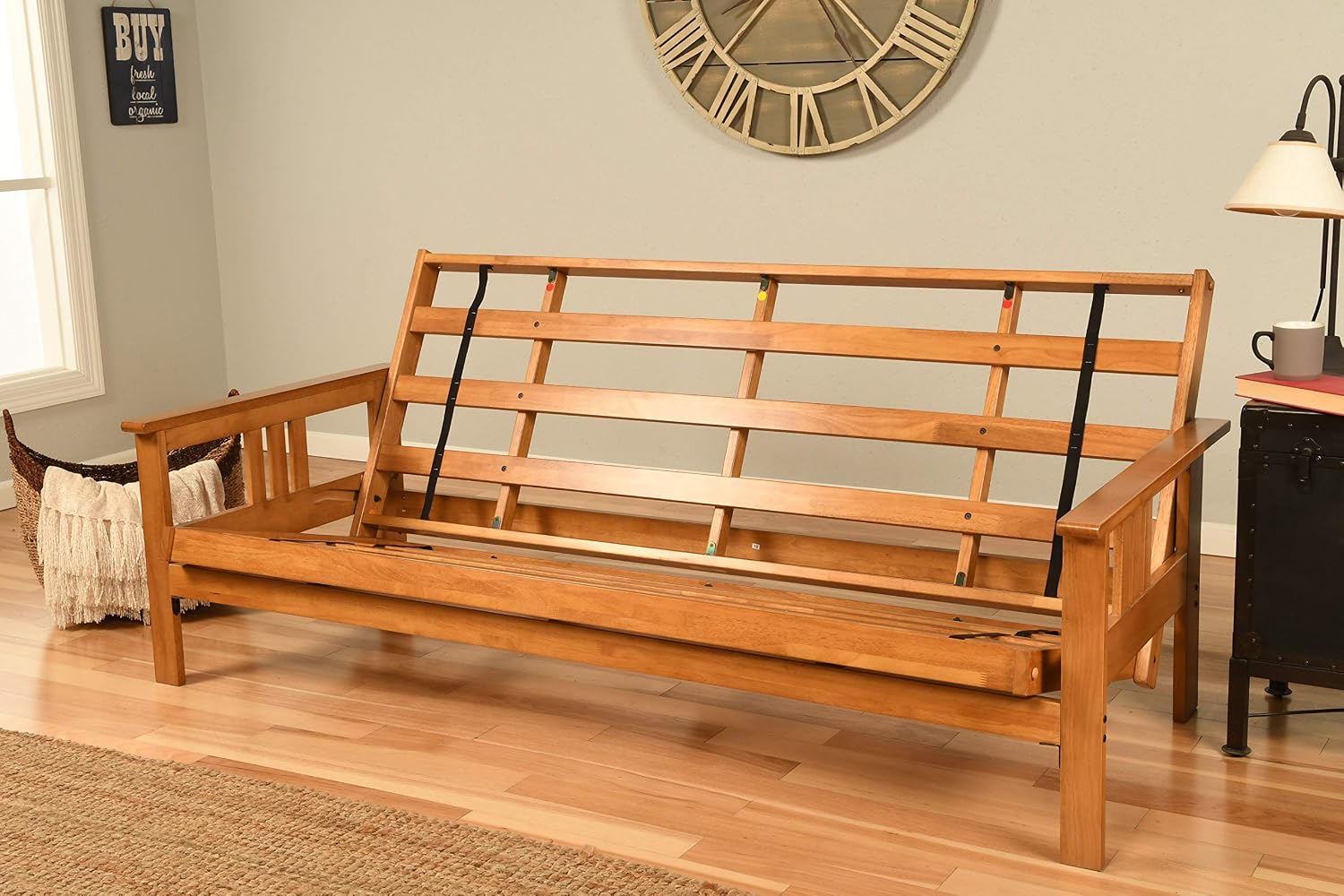 Kodiak Futons Monterey Futon Frame, No Drawers, Barbados