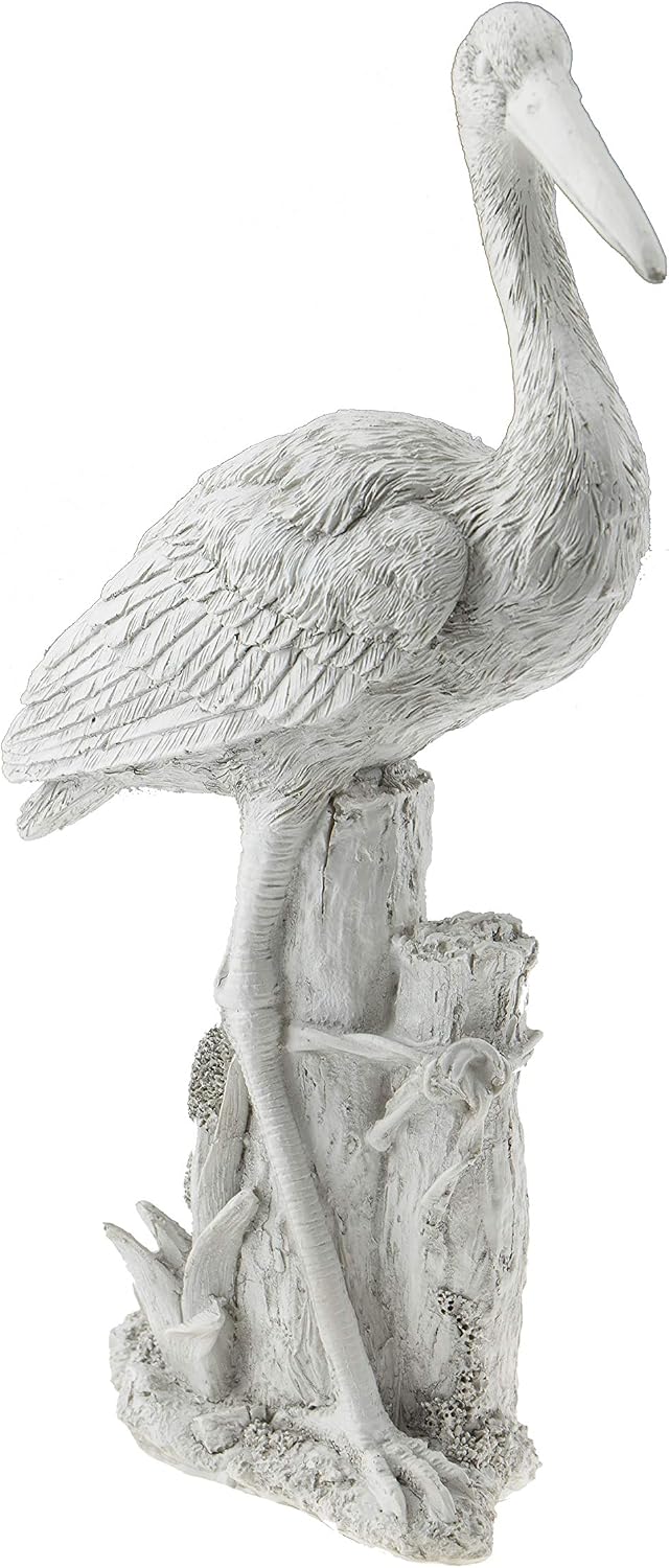 Bird Resin Garden Statue | Outdoor Indoor Figurine Gift Decoration for Home Décor, Patio, Yard, and Garden