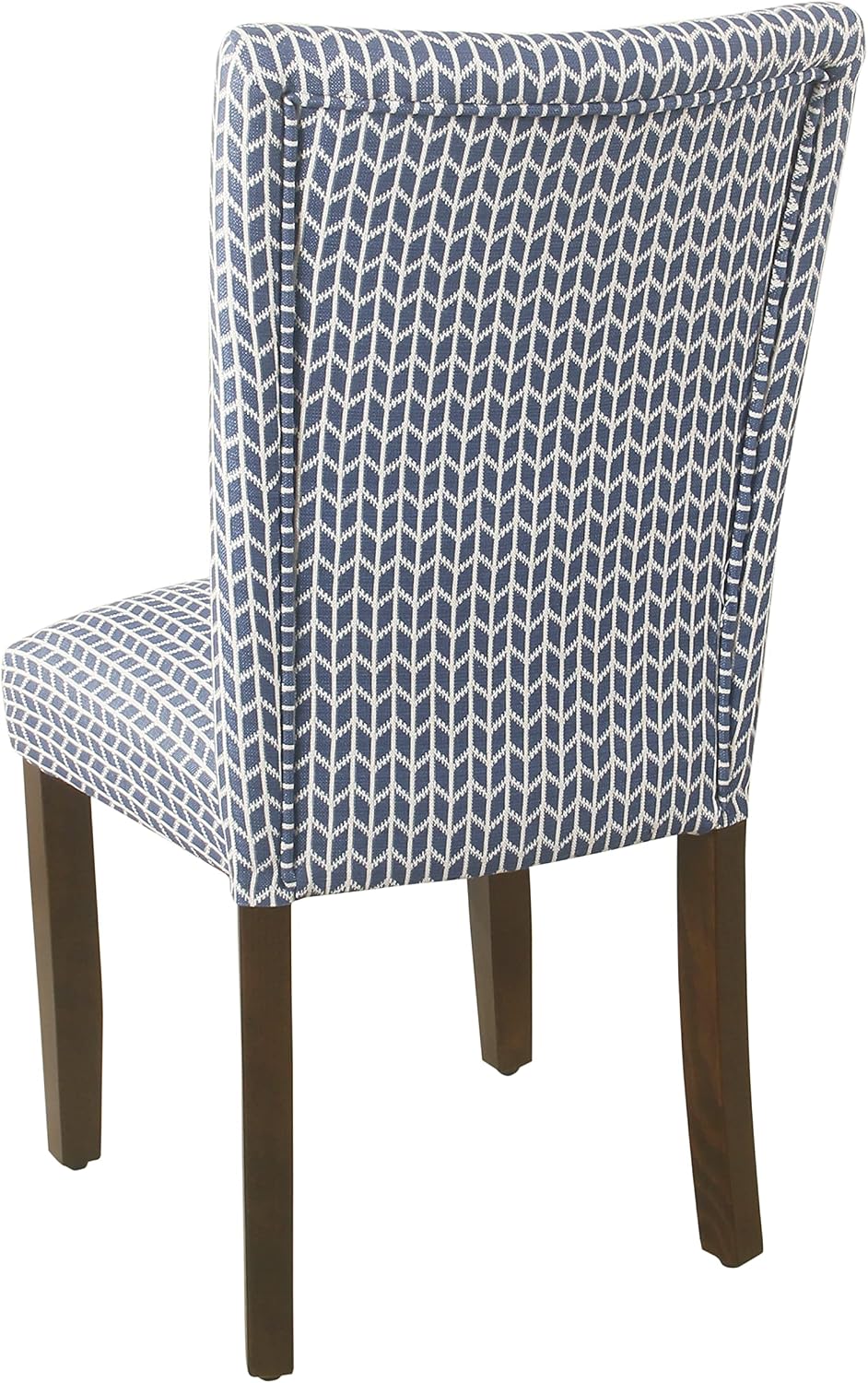 Homepop Home Decor | Classic Upholstered Parsons Dining Chairs | Set of 2 Accent Dining Chairs with Nailhead Trim, Natural Linen