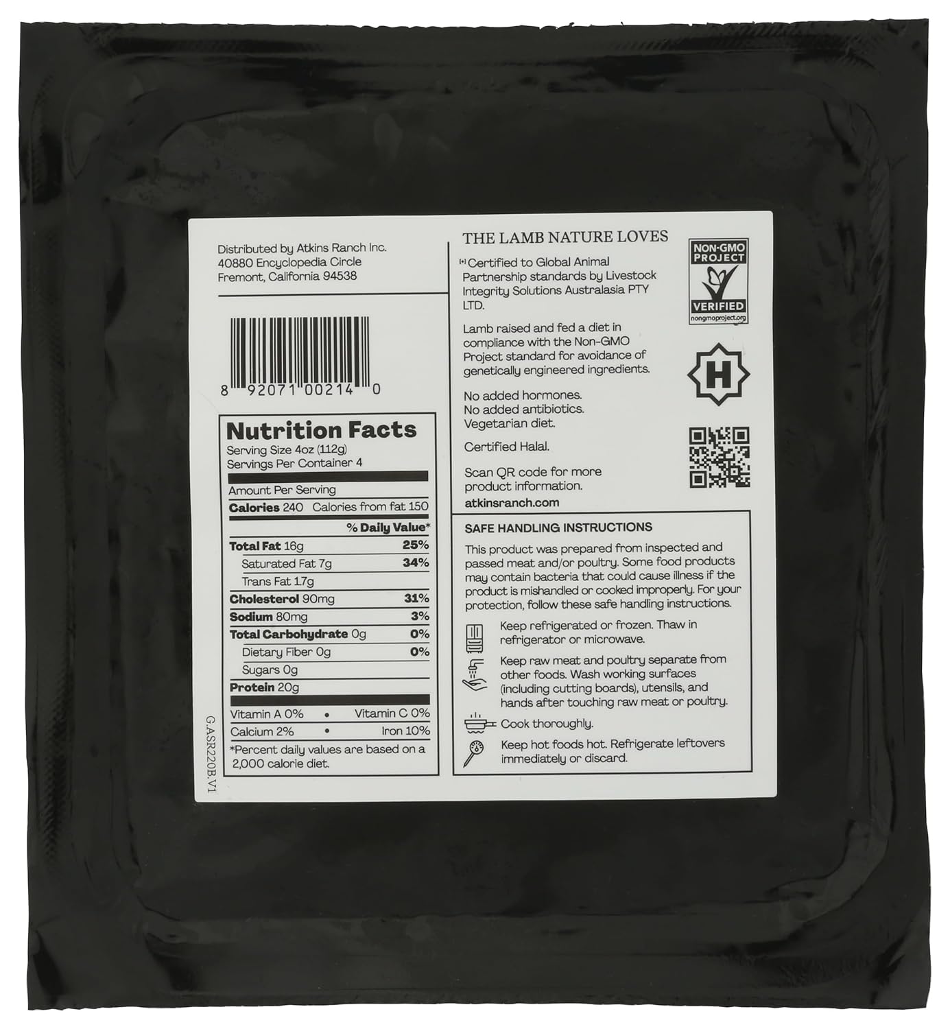 Ground Lamb, 1lb
