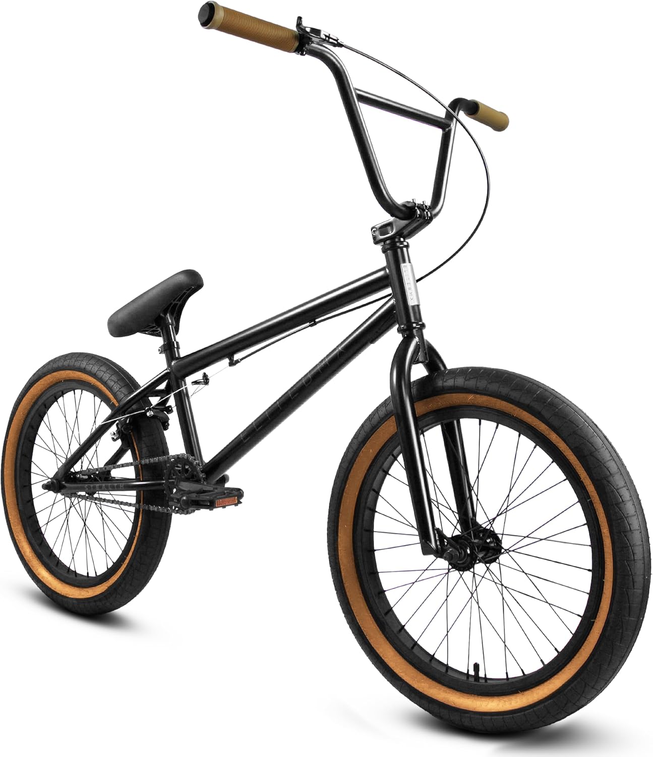 Elite BMX Stealth Freestyle Bike for Youth & Adults, Durable Steel Frame, Available in 16", 18", and 20" Sizes