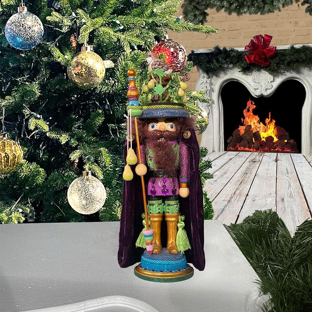 Kurt Adler HA0339 18" Hollywood Partridge in a Pear Tree Nutcracker